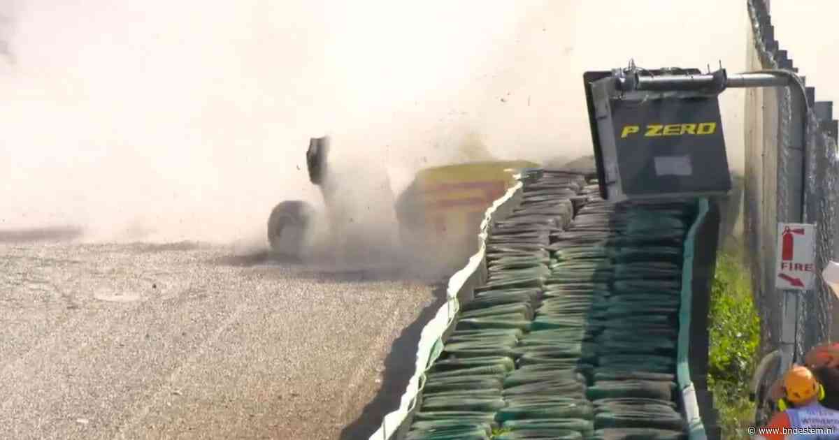 LIVE Formule 1 | Rode vlag door keiharde klap voor Charles Leclerc, uitvalbeurt zorgt voor tranen op de tribune