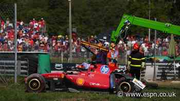 Italian Grand Prix LIVE! Latest updates as Charles Leclerc's crash brings out red flag
