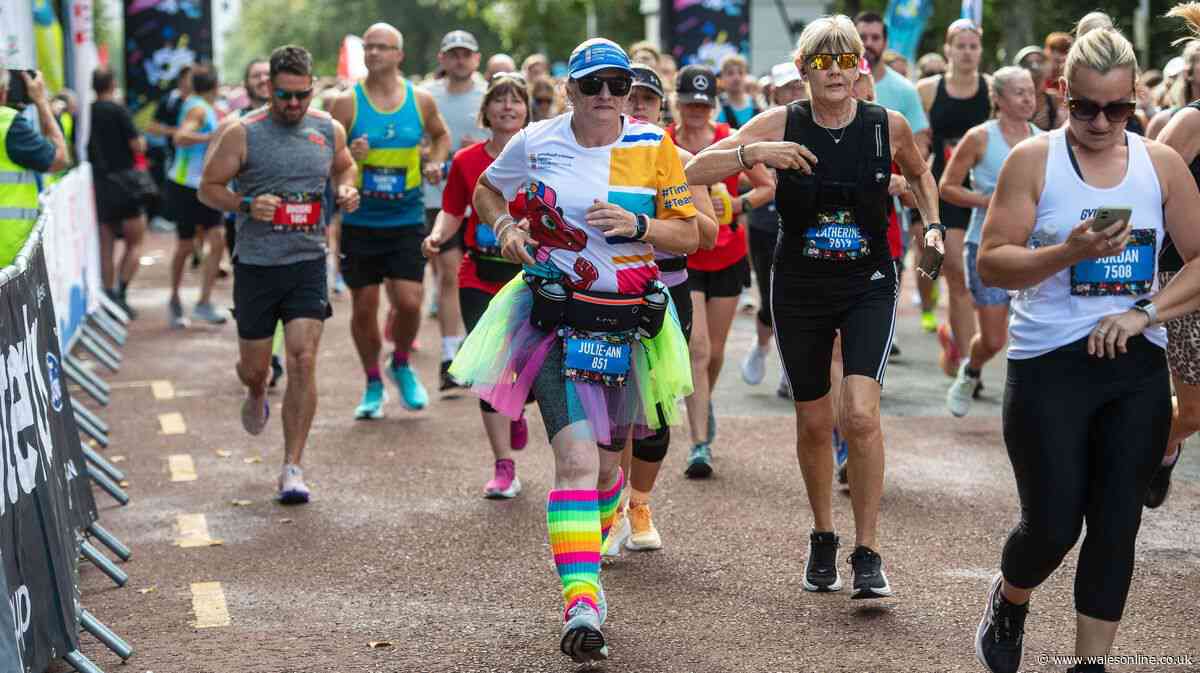 Thousands of runners make their way through city for Cardiff 10k