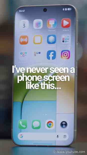 I've never held a phone with a screen like this before #ifa2026