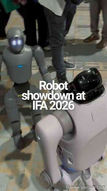 Got to take these humanoids for a walk at #ifa2026