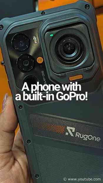 This rugged phone has a detachable GoPro 🤯 #smartphones #IFA2026 #android