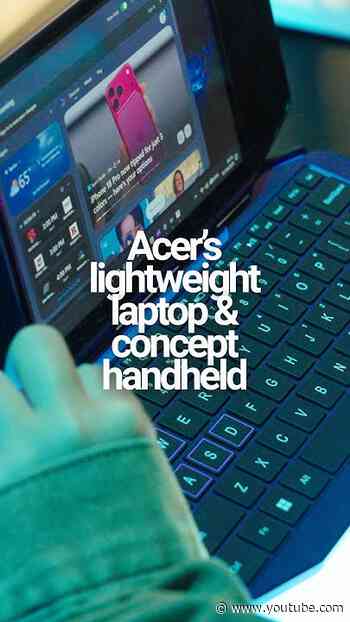 Acer's got some futuristic laptops at IFA 2026! #ifa #acer