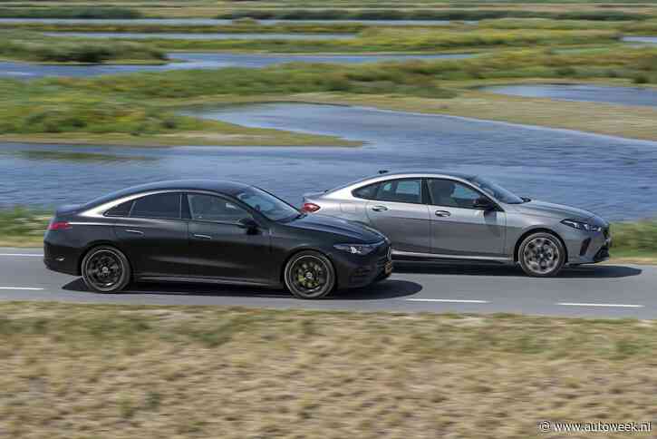 De Mercedes-Benz CLA heeft het nog best zwaar naast de BMW 220 Gran Coupé