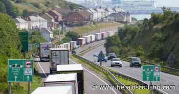 Masked protesters disrupt routes in and out of Port of Dover
