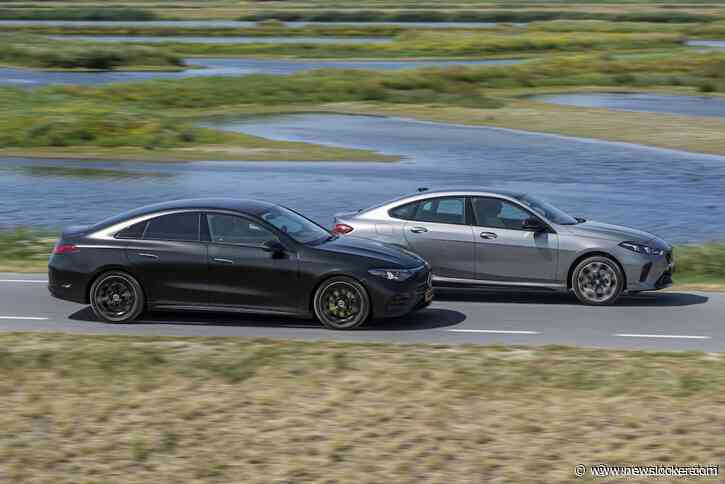 De Mercedes-Benz CLA heeft het nog best zwaar naast de BMW 220 Gran Coupé