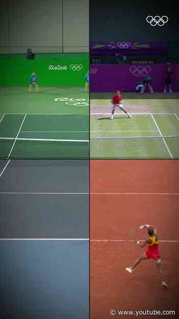 Every surface tells a different story. 🤩 #Olympics #Tennis
