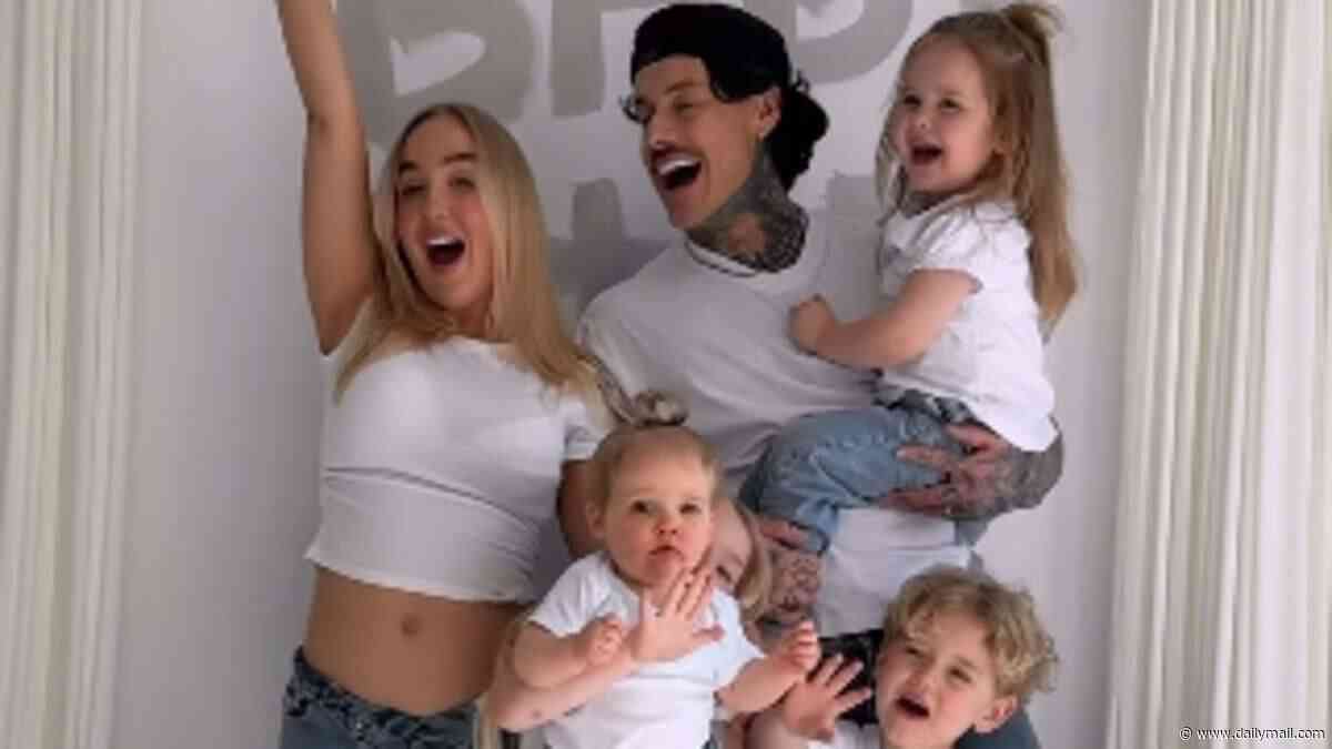 Ex On The Beach's Helen Briggs, 30, and Chet Johnson, 36, announce they have welcomed their fifth child