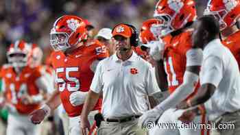 Clemson faces alarming $57M Dabo Swinney dilemma after hitting rock bottom against LSU... as Lane Kiffin rubs salt in the wounds