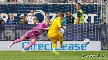 Keeper Koeman bezorgt Telstar met twee benutte penalty's punt tegen Cambuur