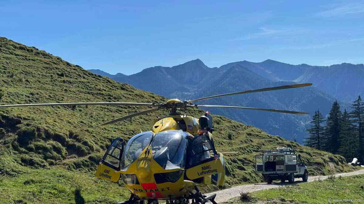 Bergwacht rückt dreimal an einem Tag aus – vom Waldbrand bis zum Kopfsturz