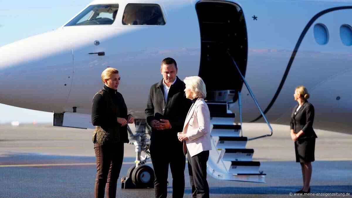 Von der Leyen trifft zu brisantem Besuch in Grönland ein