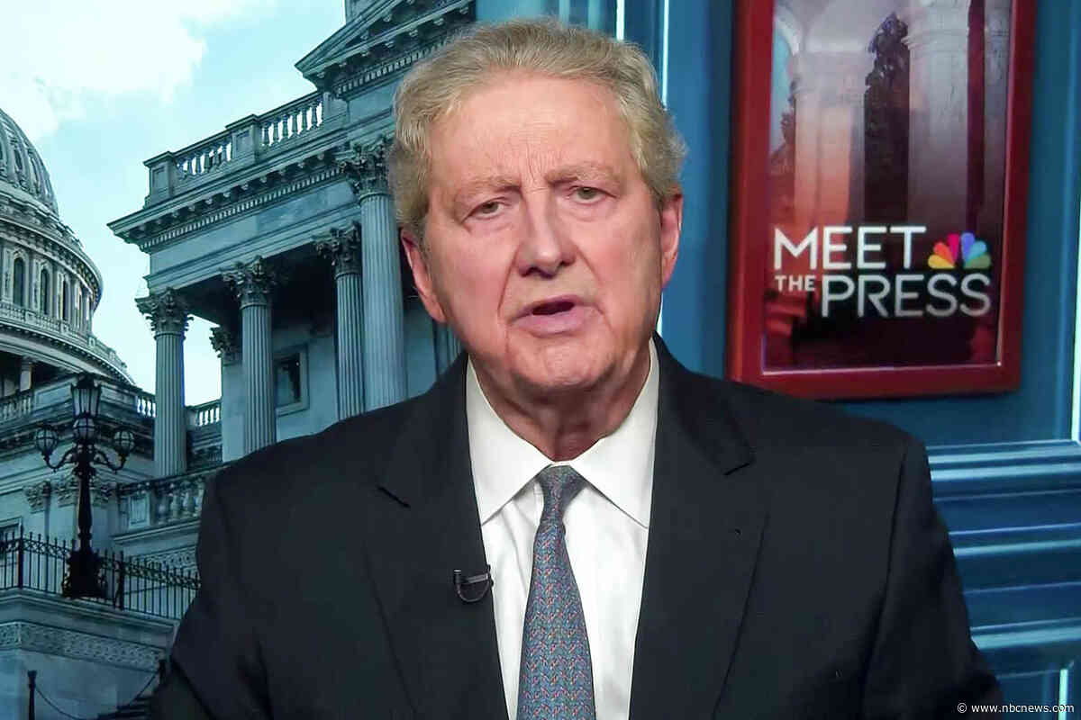 Sen. John Kennedy criticizes the Trump administration’s approach to Putin amid latest peace talks