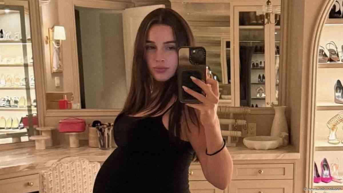 Olivia Culpo shows off baby bump four months after announcing second pregnancy with Christian McCaffrey