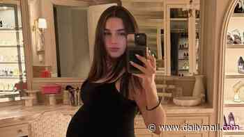 Olivia Culpo shows off baby bump four months after announcing second pregnancy with Christian McCaffrey