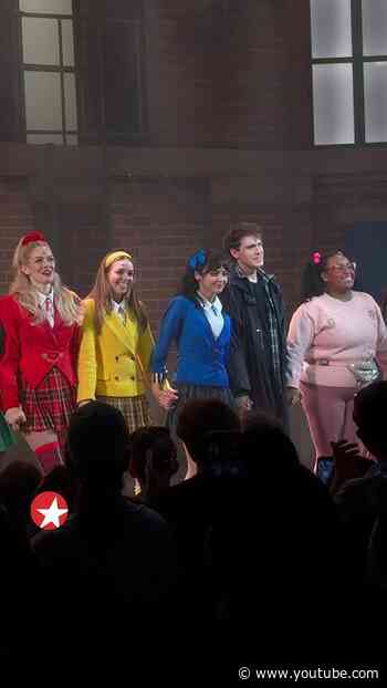 HEATHERS director Andy Fickman welcomes new cast members at curtain call during BIG FUN week