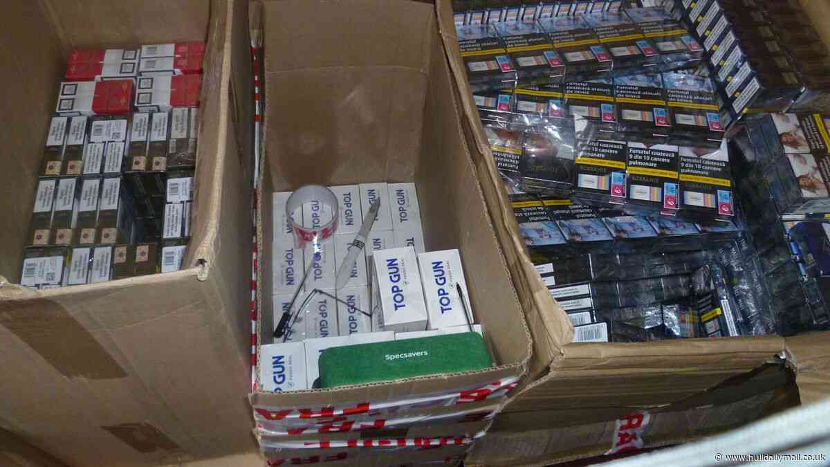 See inside garden shed where trading standards officers found 150,000 illegal cigarettes