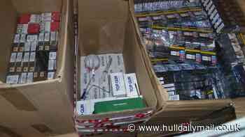 See inside garden shed where trading standards officers found 150,000 illegal cigarettes