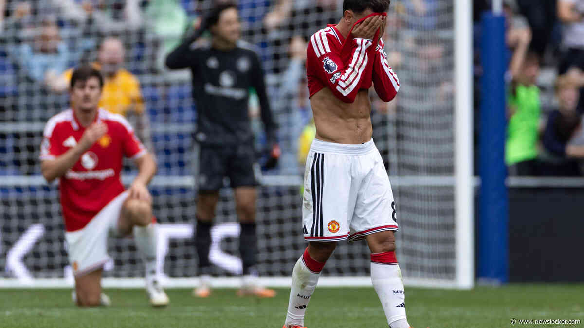 Manchester United ziet diep in blessuretijd twee punten verdampen tegen Everton