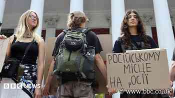 Majority Russian-speaking city in Ukraine considers language ban in the arts