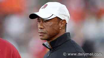 Tiger Woods makes first public appearance since five-year driving ban... as loyalties with Kai Trump torn after Vanessa's public show