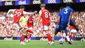 Arsenal vs Chelsea - Premier League LIVE: Kai Havertz levels for Gunners in thrilling first half