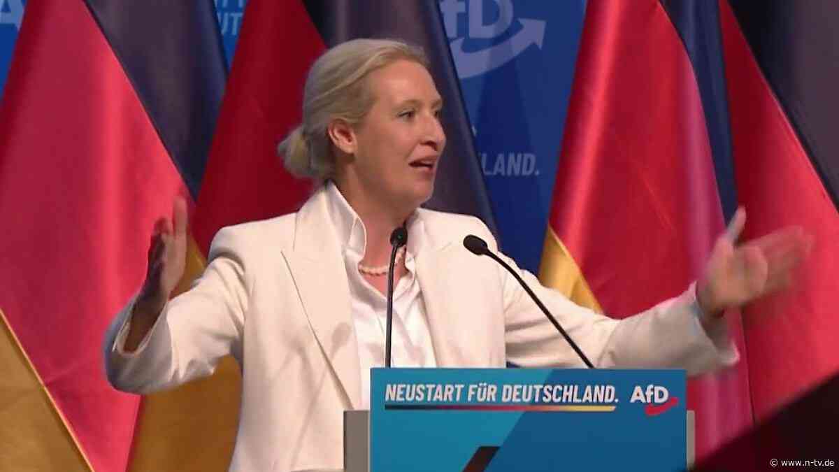 "Wir reden mit jedem": Weidel sieht in Sachsen-Anhalt Regierungsauftrag für AfD