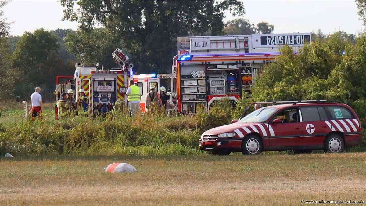 Kleinflugzeug stürzt beim Anflug in Südhessen ab
