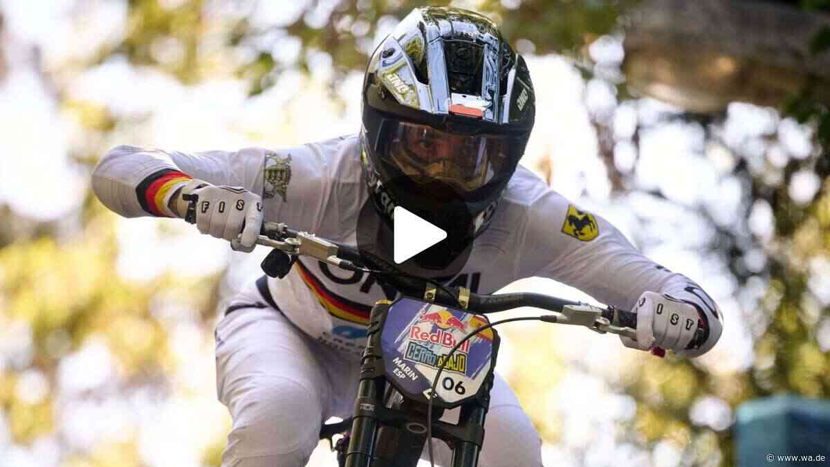 Umjubelter Sieger beim Red Bull Cerro Abajo in Stuttgart