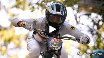 Umjubelter Sieger beim Red Bull Cerro Abajo in Stuttgart