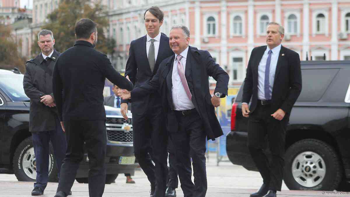 Washington plant "Friedenspaket": Witkoff fordert Moskau und Kiew zu "Kompromissen" auf