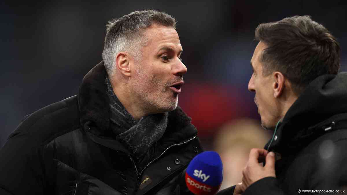 Gary Neville snaps at Jamie Carragher after 'disrespecting' Liverpool icon on Sky Sports