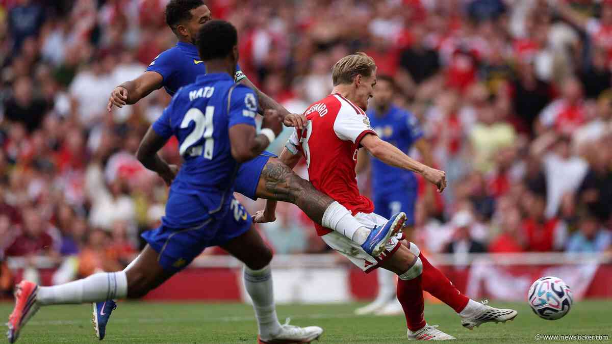 Kampioen Arsenal straalt klasse uit in eerste topper tegen Chelsea, assist Jorrel Hato niet genoeg voor resultaat