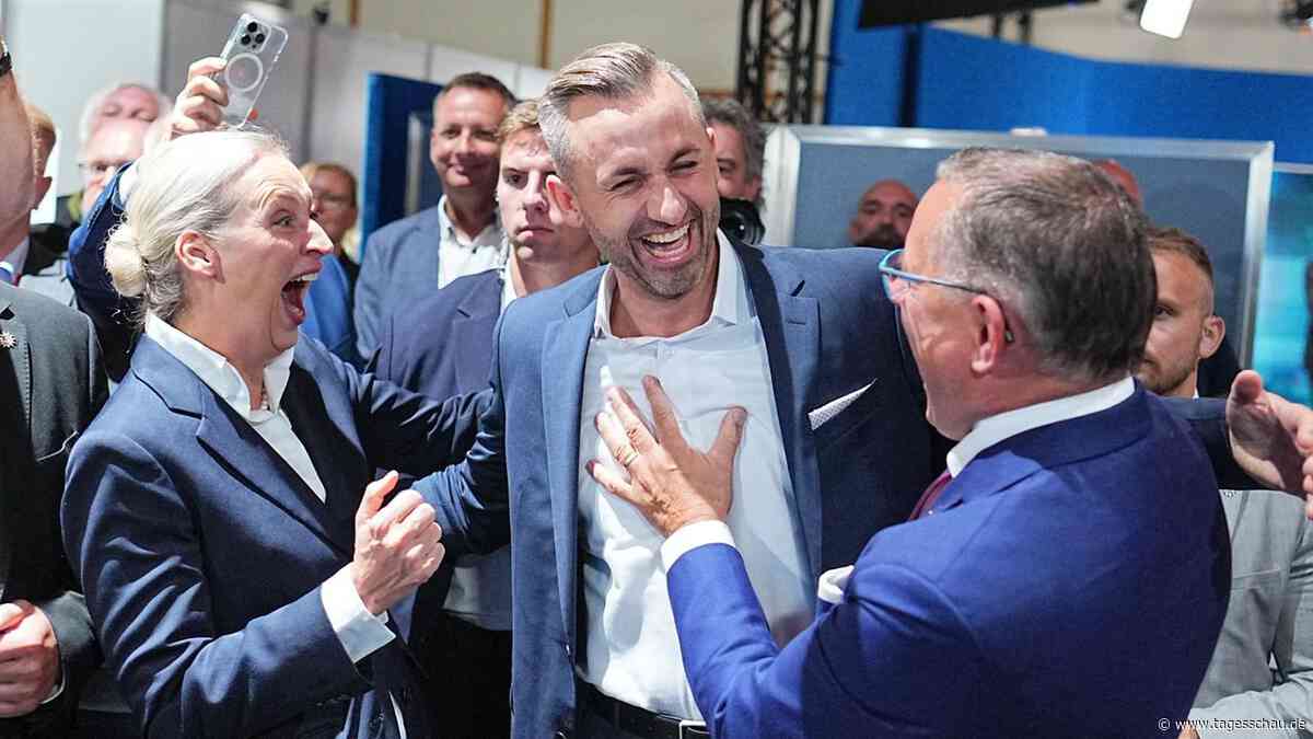 Reaktionen auf Wahl in Sachsen-Anhalt: AfD-Chefs sehen "klaren Regierungsauftrag"