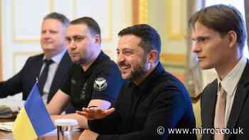 Volodymyr Zelensky welcomes Donald Trump's envoys for first Kyiv visit since Russia invaded