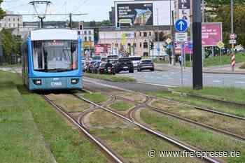 Nicht nur wegen des Klimas: Chemnitzer Straßenbahn zunehmend auf grünem Gleis unterwegs