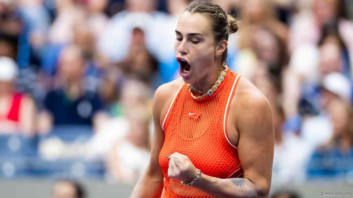 Sabalenka into US Open quarters over Townsend