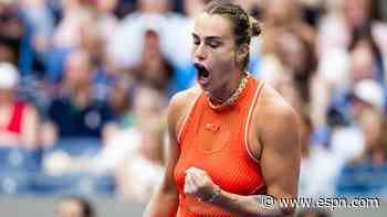 Sabalenka into US Open quarters over Townsend