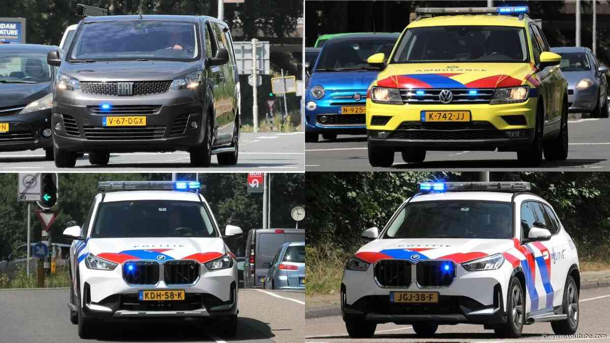 [Onopvallende] Politie en Ambulances met Spoed naar en van een steekpartij in Amsterdam Noord