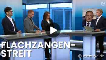 Wahlabend-Eklat im Video: Linken-Chef nennt AfD-Chef „größte Flachzange Berlins“