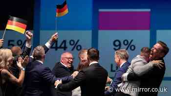 Germany could elect AfD as first far-right party to lead a state since Second World War, exit poll shows
