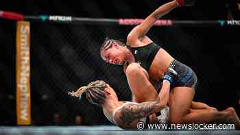 Gezicht UFC-debutante Sofia Montenegro tot bloedens toe kapotgeslagen: ’Sorry, ik weet niet hoe ik moet opgeven’