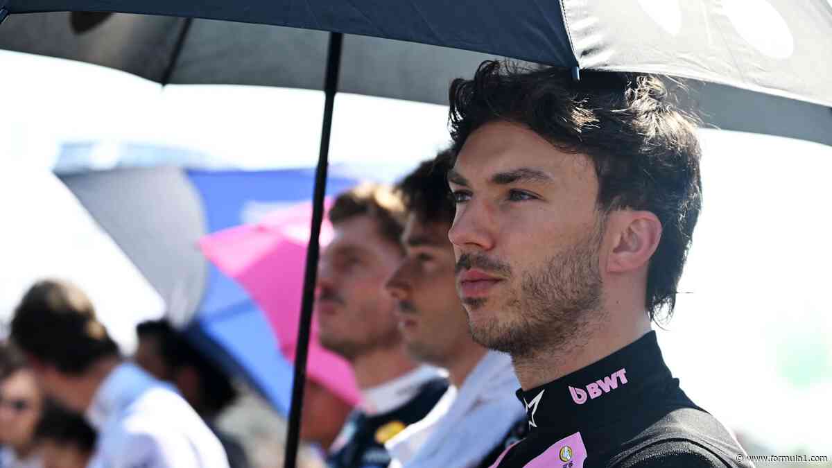 Why Gasly won't be "disappointed’ with P7 from pole for Alpine