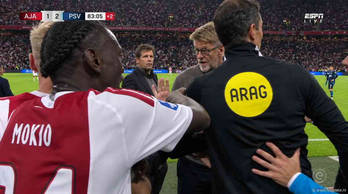 Kijkers woest om ‘schandalig’ gedrag van Bas Roorda tijdens Ajax - PSV