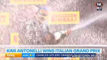 Leclerc crashes before Antonelli wins again