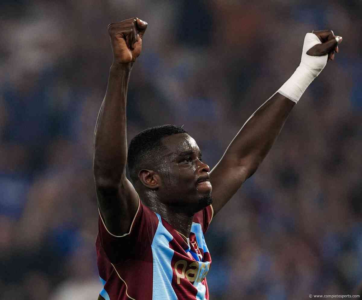 Super Lig: Onuachu Ends Goal Drought With Brace, Goes Off Injured As Trabzonspor Rout Genclerbirligi