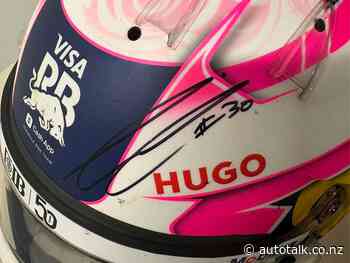 Turners auctions Lawson’s race-worn Baku helmet