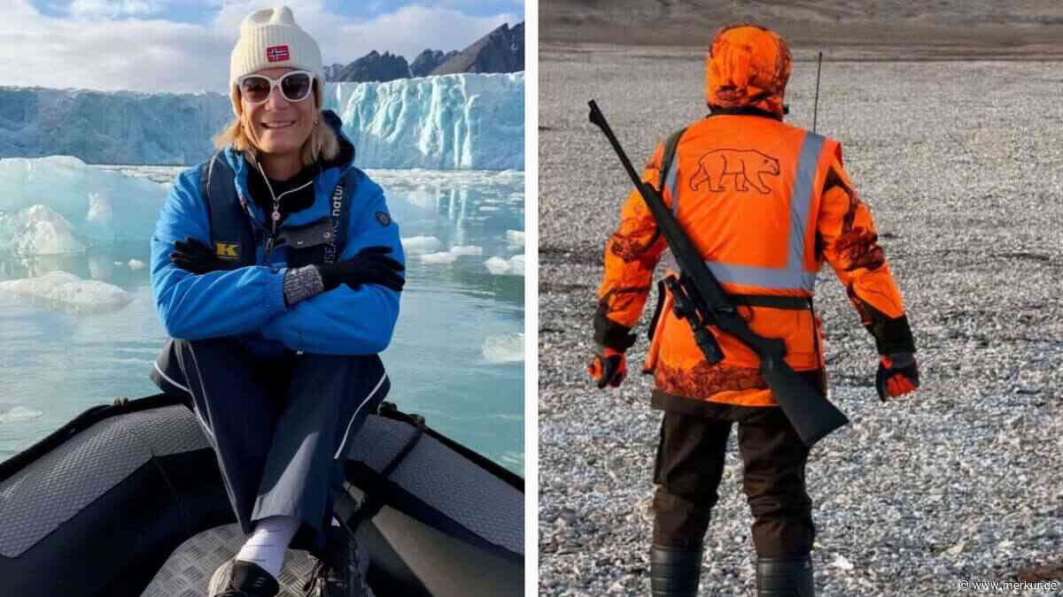 Maria Höfl-Riesch genießt Schutz von Eisbärenwächter