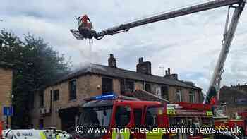 Uppermill fire RECAP with high street shut off as crews tackle blaze at takeaway - latest updates