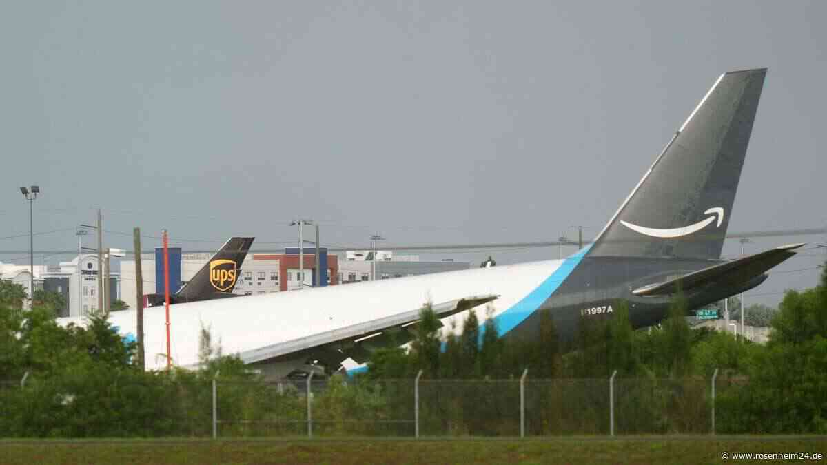 Unfall mit Amazon-Frachtflugzeug am Flughafen Miami